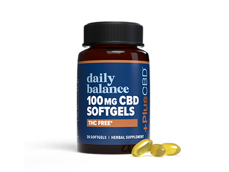 THC Free CBD Softgels 100mg