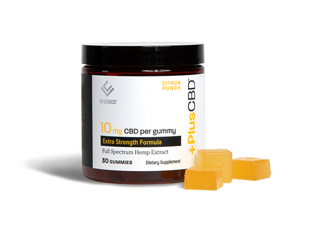 CBD Gummies Extra Strength, 30 count, Citrus Punch