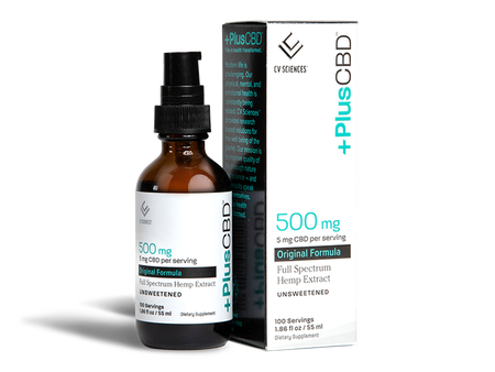 CBD OIL 500MG UNSWEETENED