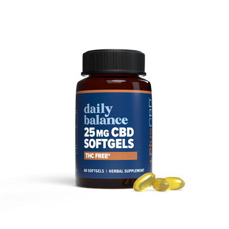 THC Free CBD Softgels 25mg 60ct